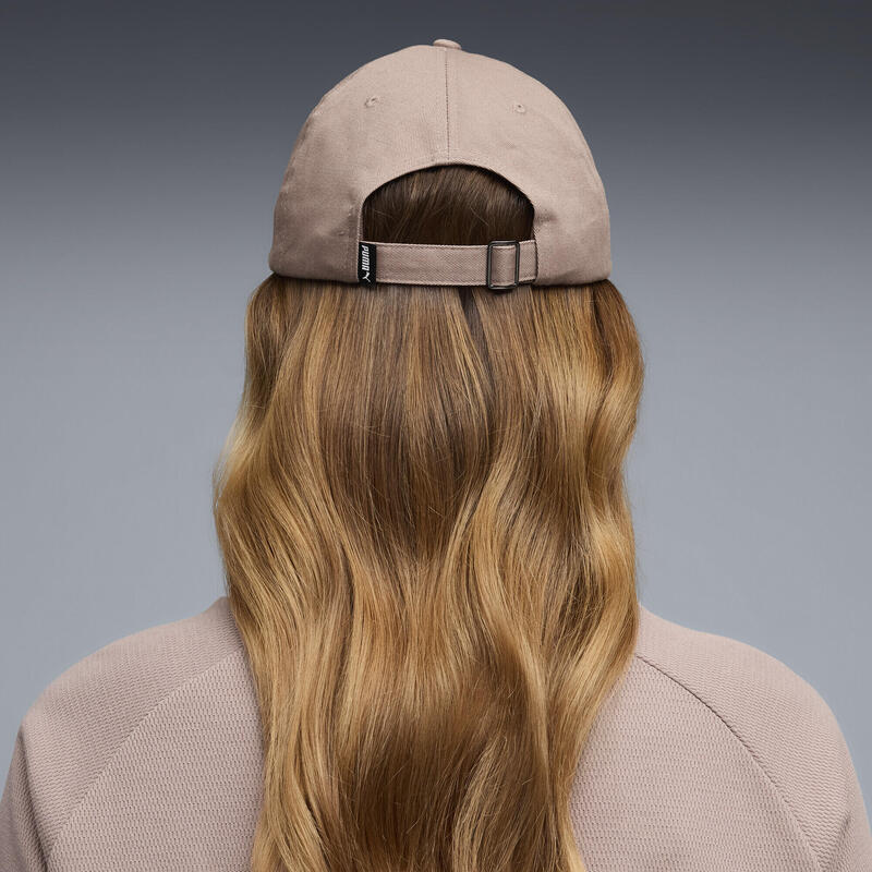 Șapcă alergare adulți logo brodat Essentials Script Dad Cap, negru PUMA