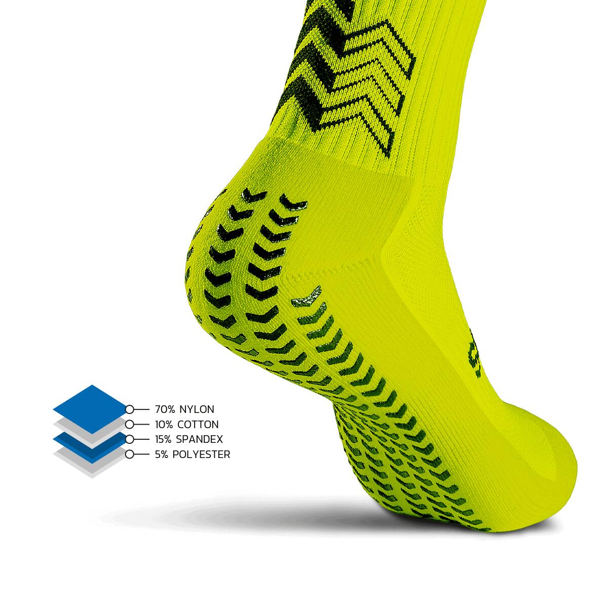 Gearxpro Soxpro Classic Chaussettes Grip - Jaune Fluo 41-46 3/3