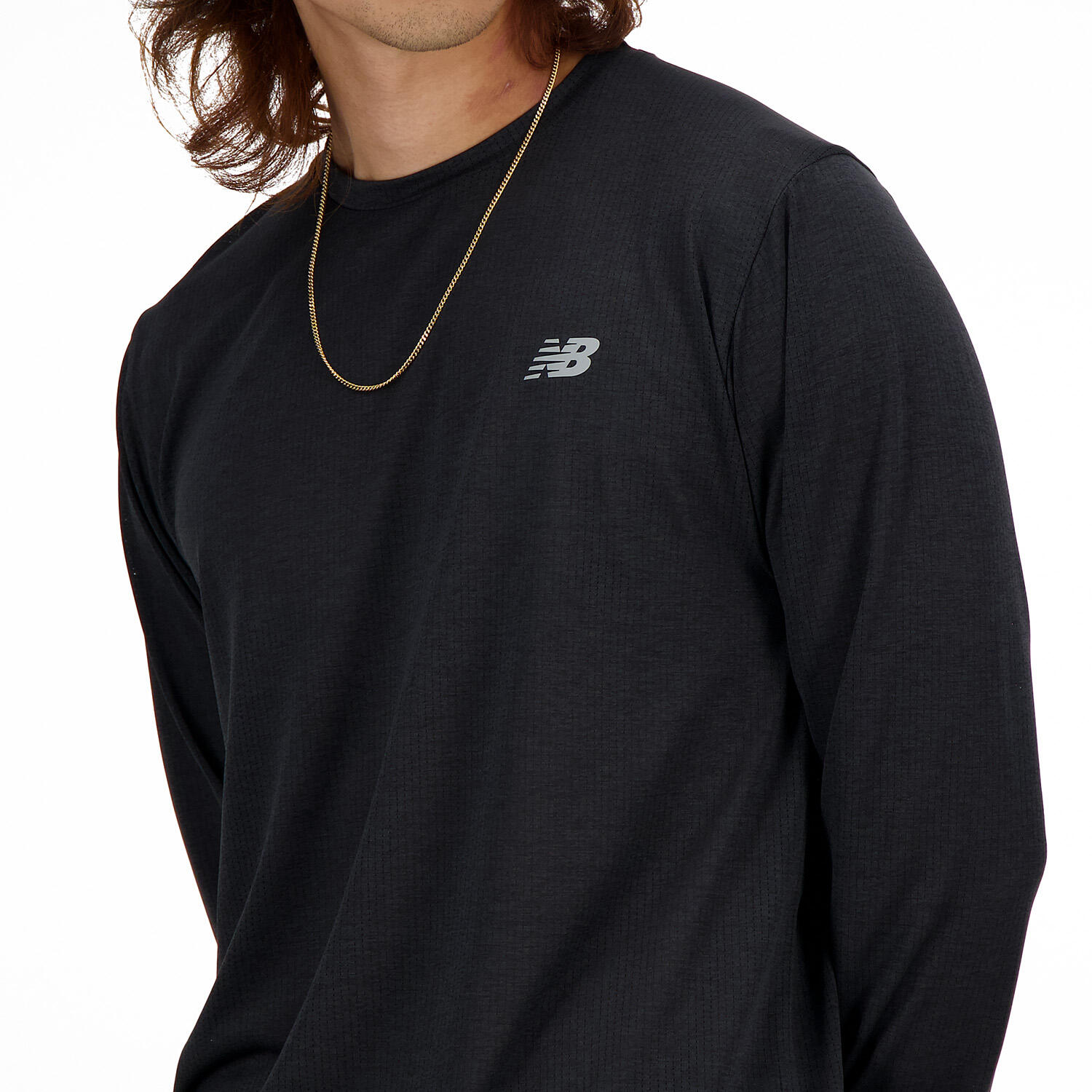 New Balance - Camiseta Athletics Long Sleeve 3/5