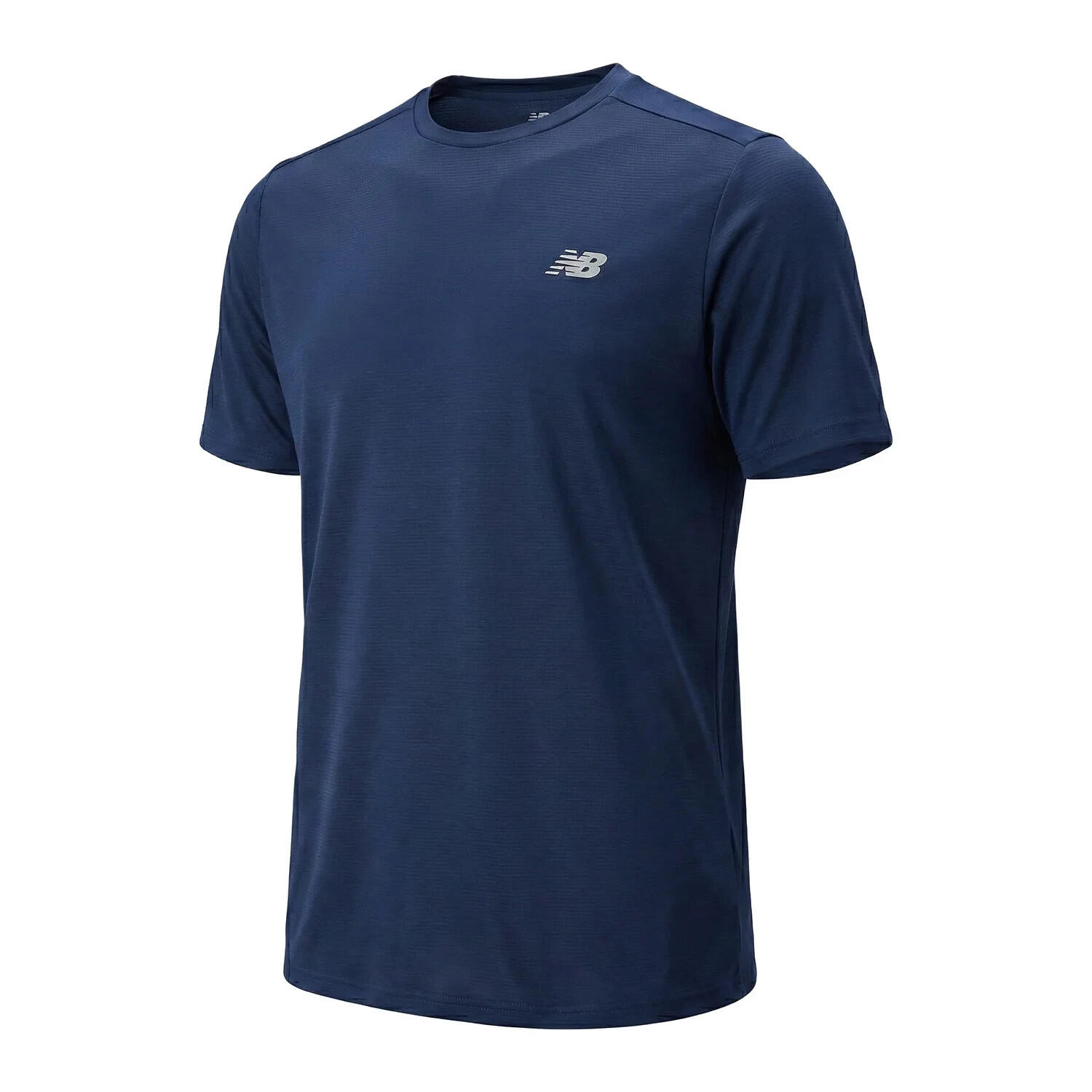 New Balance maglietta da running uomo NB Dry, blu navy 6/7