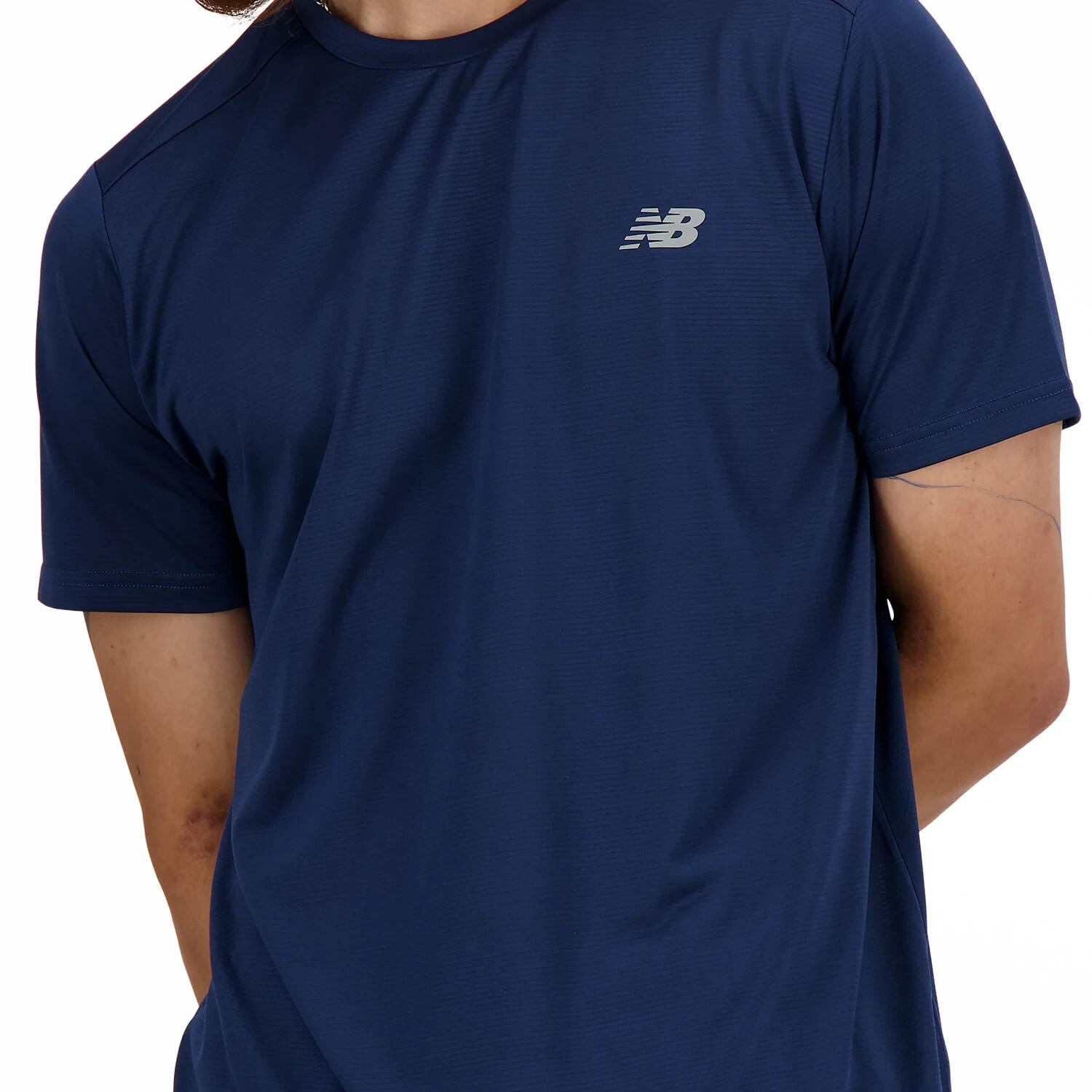 New Balance maglietta da running uomo NB Dry, blu navy 4/7