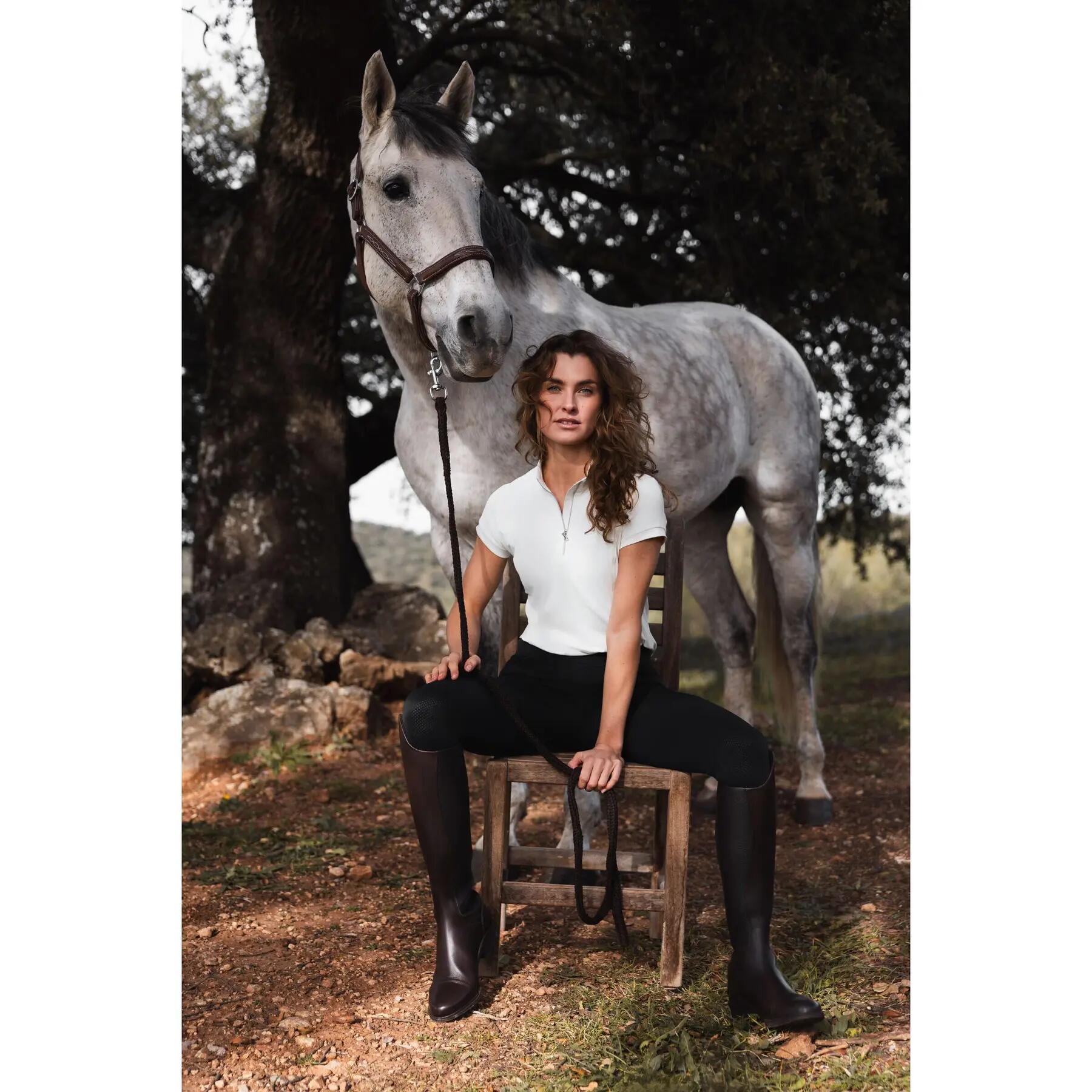 Leggings da equitazione full grip da donna Horze Sophia 3/6