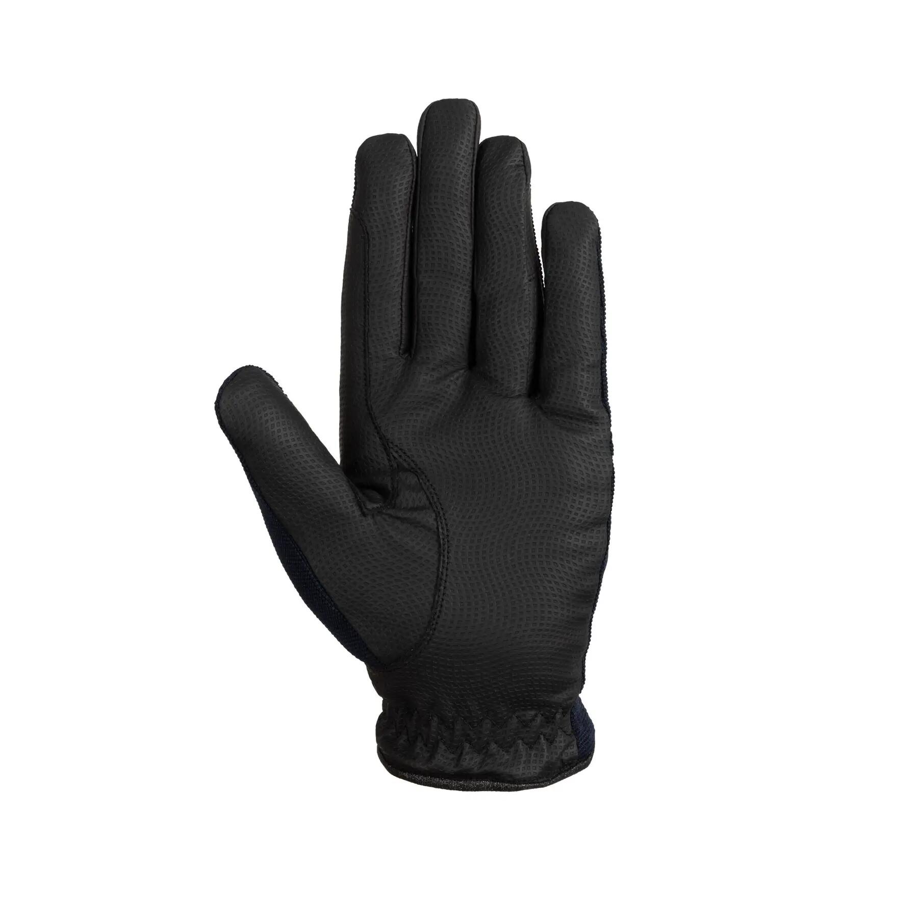 Gants D’équitation D’hiver Mayla Pour Femme – Doublure Chaude, Paume Grip, Fermeture Velcro, Paillettes