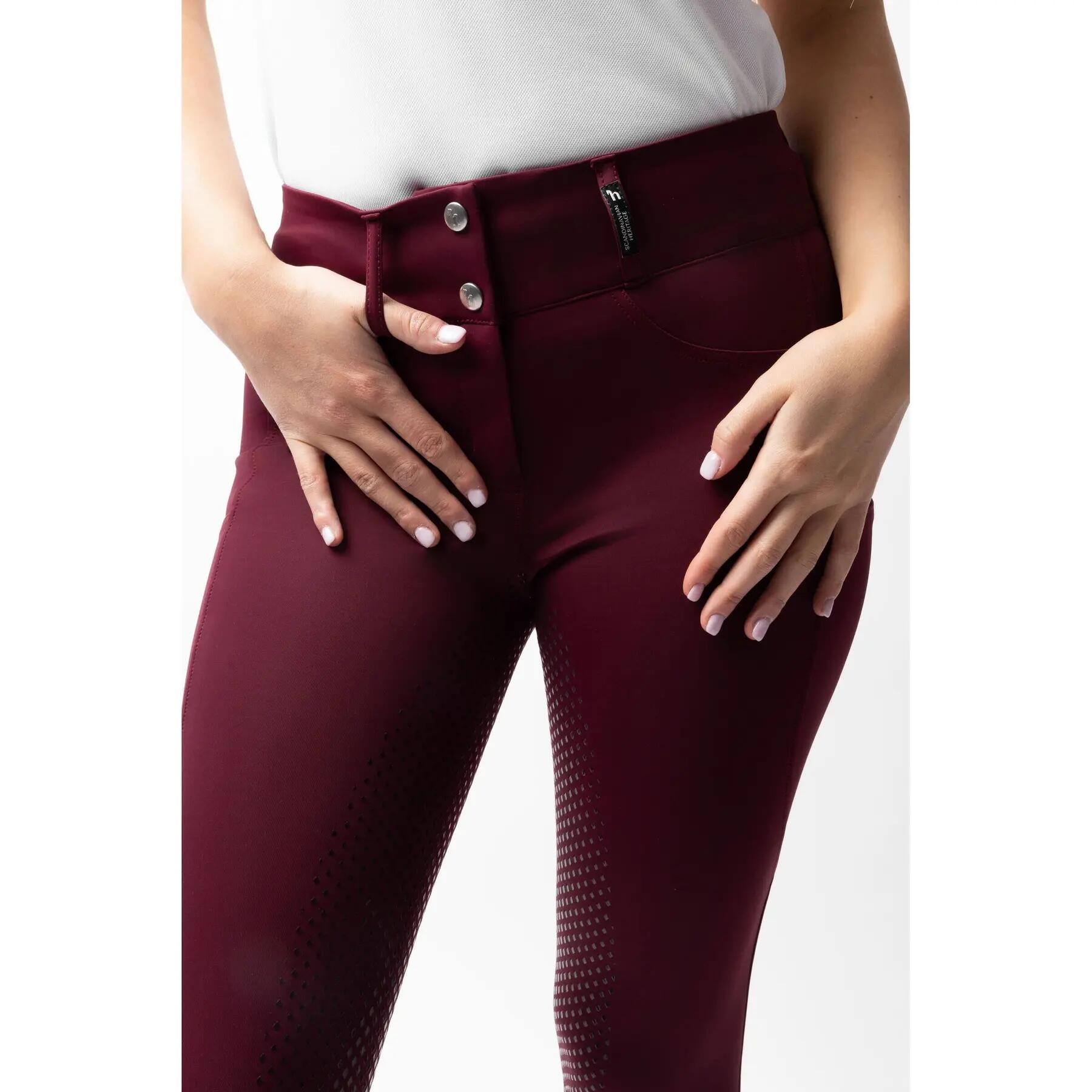 Pantalon équitation full grip femme Horze Evelyn 6/7