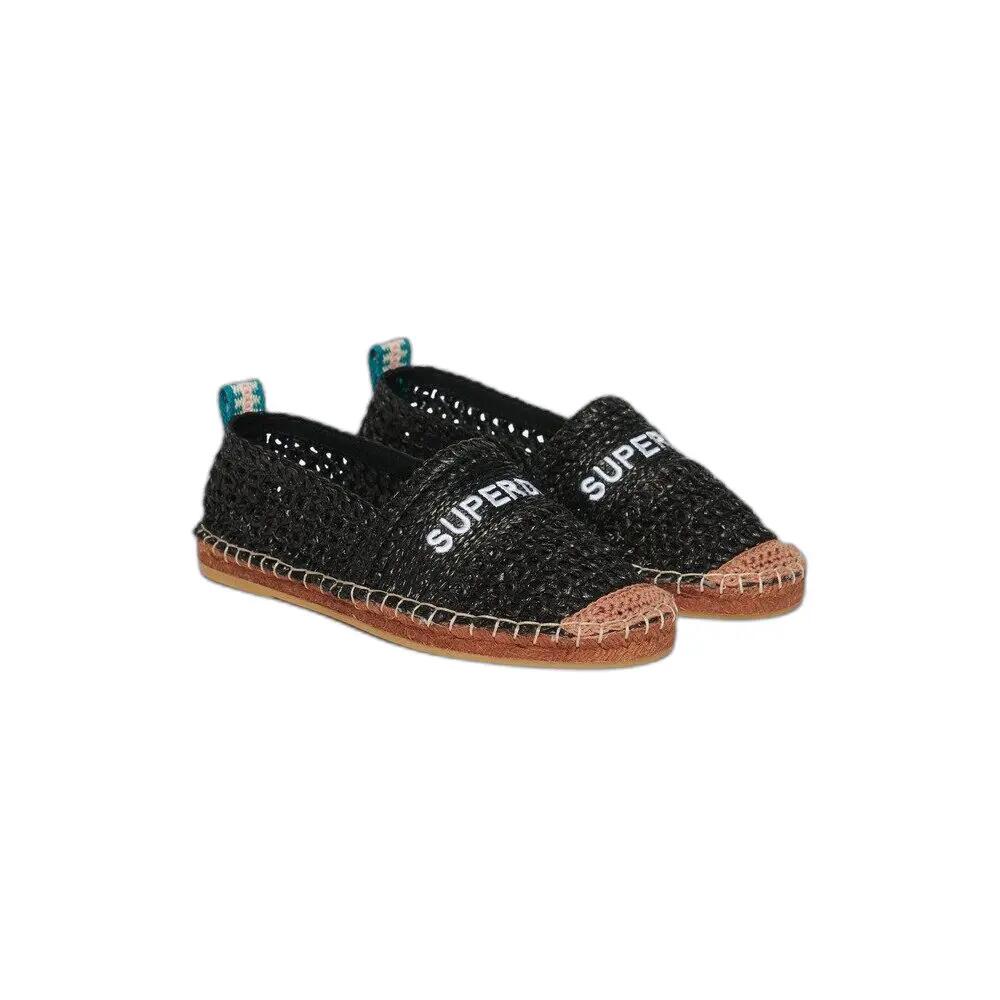Espadrilles en raphia brodée femme Superdry 3/7