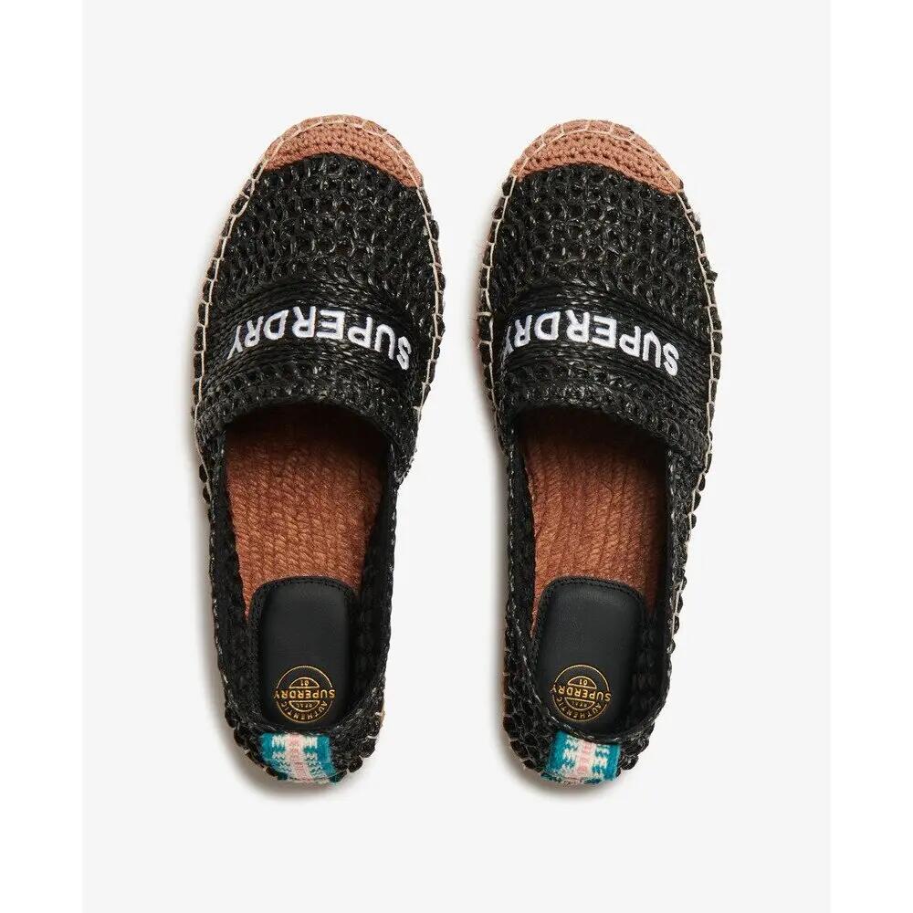 Espadrilles en raphia brodée femme Superdry 5/7