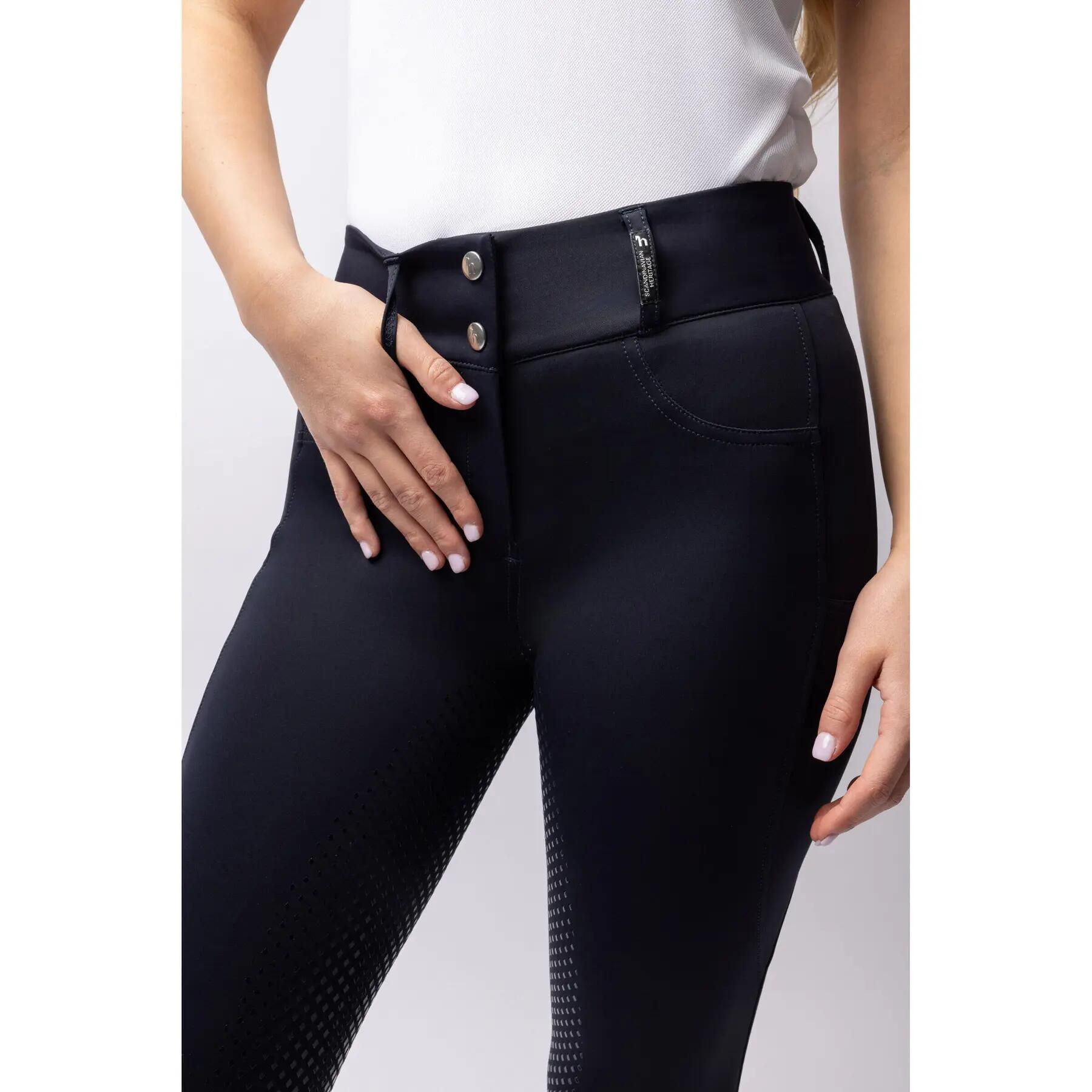 Pantalon équitation full grip femme Horze Evelyn 6/7