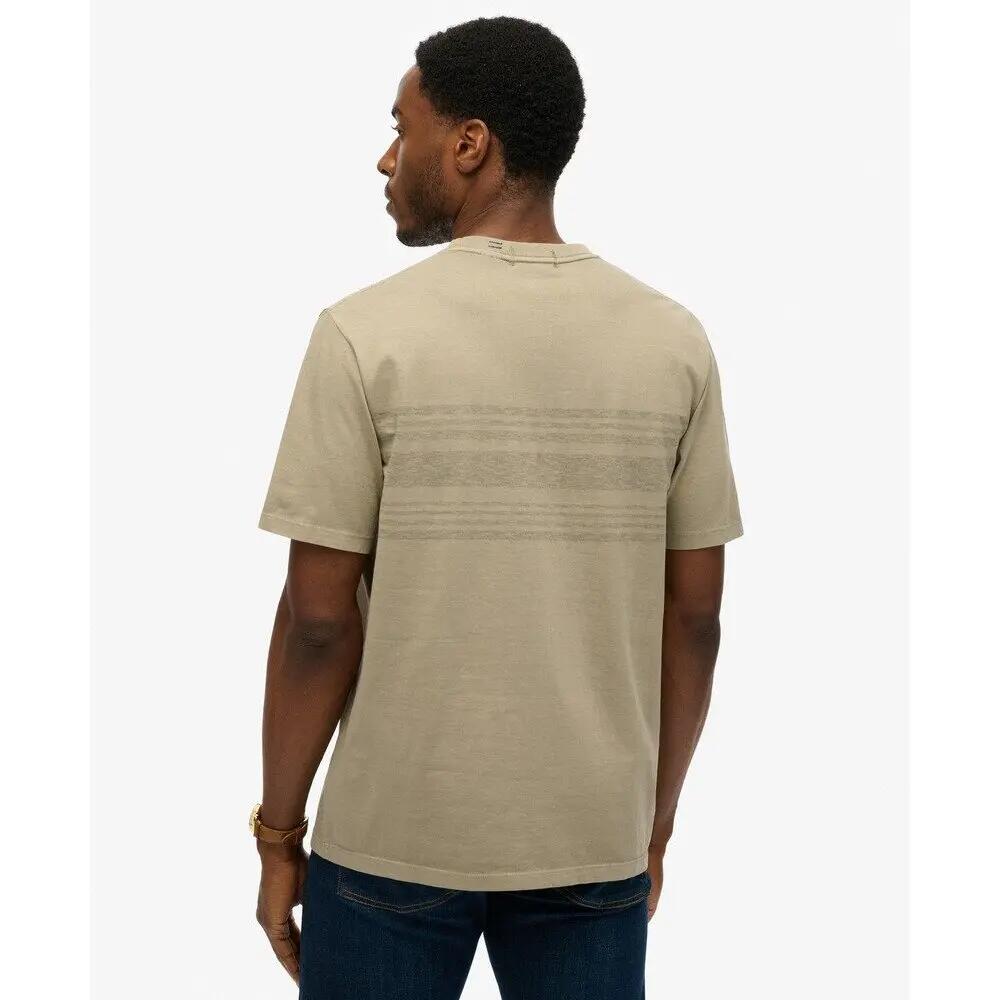 T-shirt met zak en contrasterende strepen Superdry 3/4