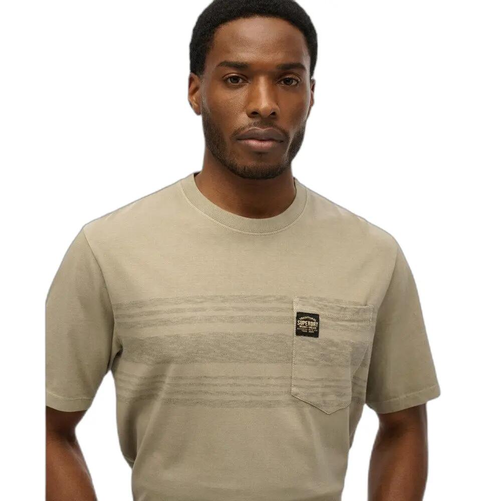 T-shirt met zak en contrasterende strepen Superdry 4/4