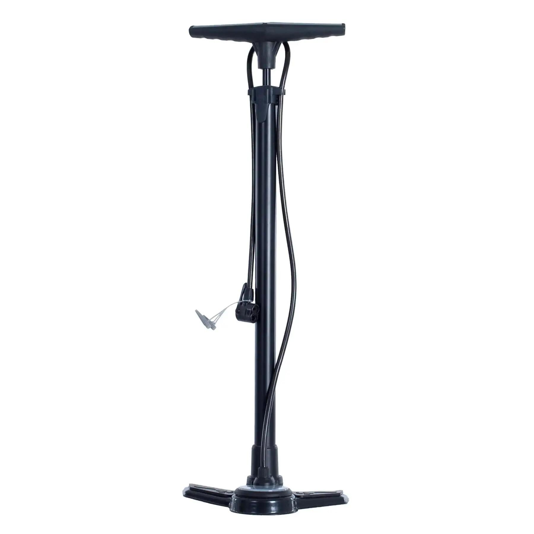 Pompă cu picior cu instrument pentru manometru multicolor