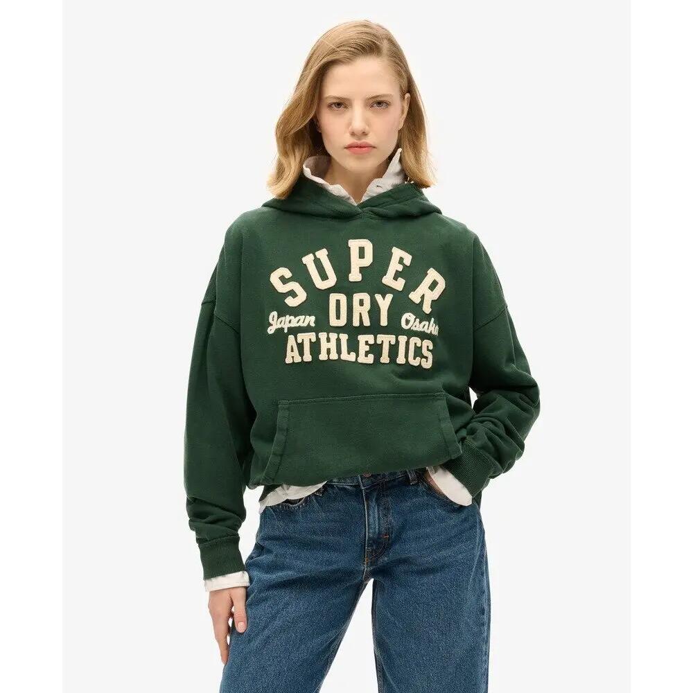 Sudadera oversize con capucha de mujer Superdry Athletic Essentials 2/7
