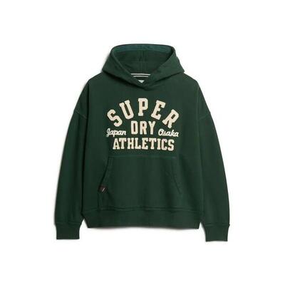 Dames hoodie oversized superdry athletic essentials