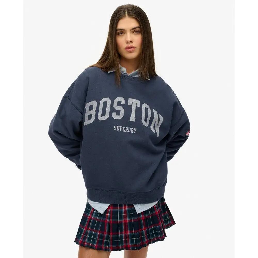 Sweatshirt oversize femme Superdry Athletic Essentials 2/6