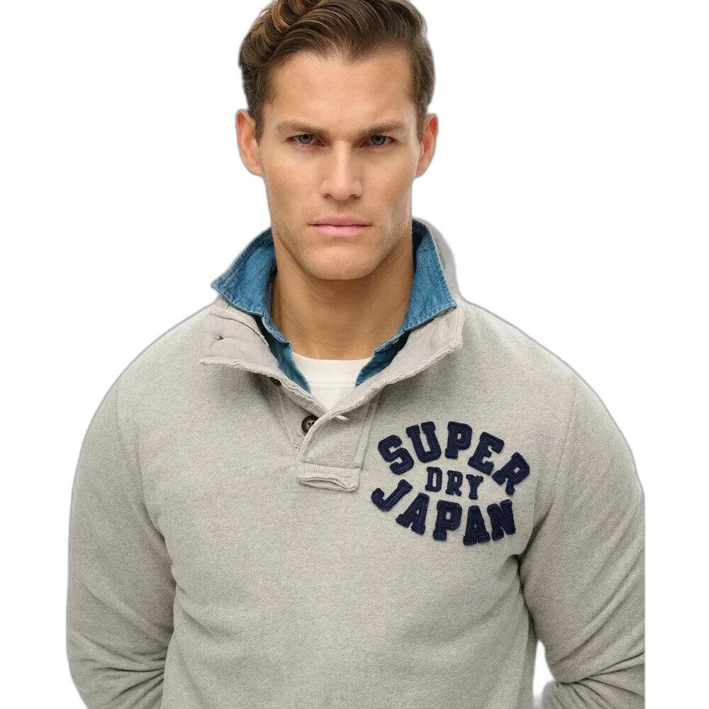 Bluza z kołnierzem typu Tunisian Superdry Vintage Athletic 4/4