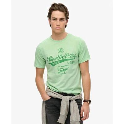 Uitgewassen t-shirt superdry