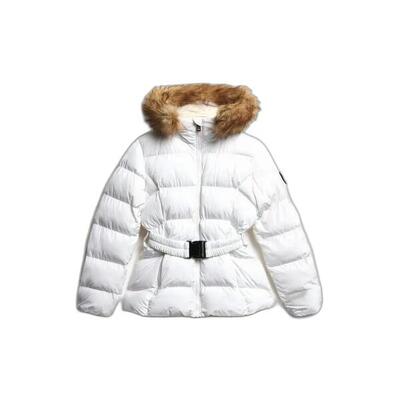 Donsjack voor dames superdry fuji belted