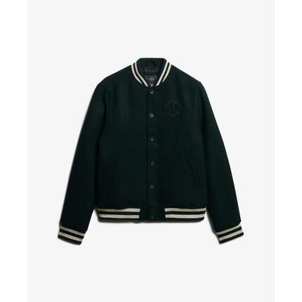 Kurtka puchowa Superdry Bomber en laine Varsity Monogram
