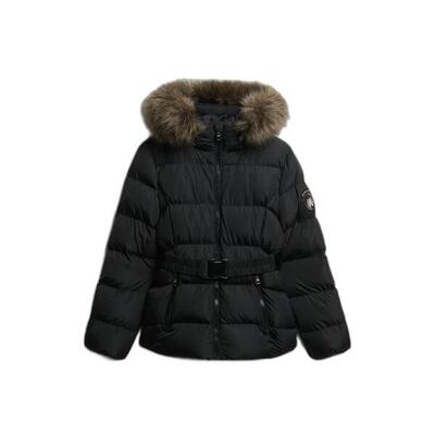 Donsjack voor dames superdry fuji belted