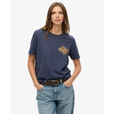 Dames-t-shirt superdry athletic