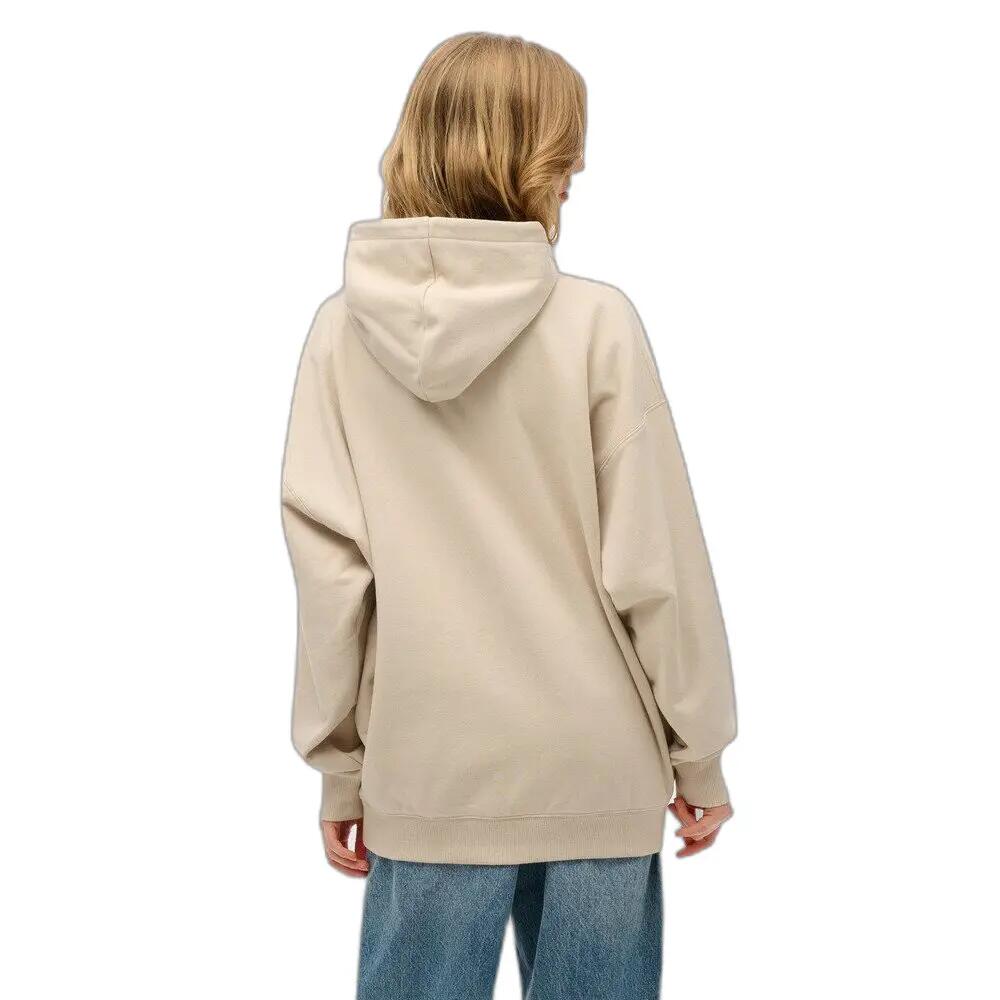 Sweatshirt à capuche femme Superdry Venue Metallic Relaxed 3/4
