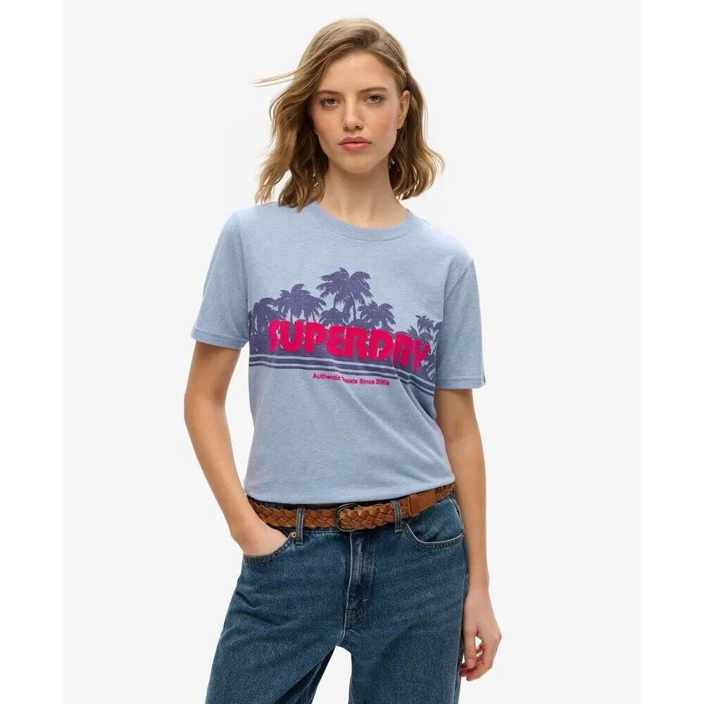 T-shirt décontracté à rayures femme Superdry 2/6