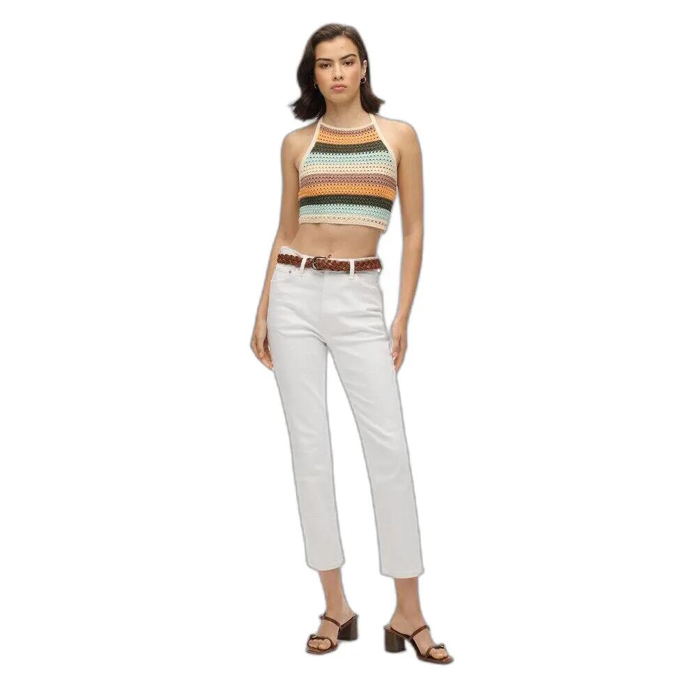 T-shirt crop dos nu en crochet femme Superdry 4/6