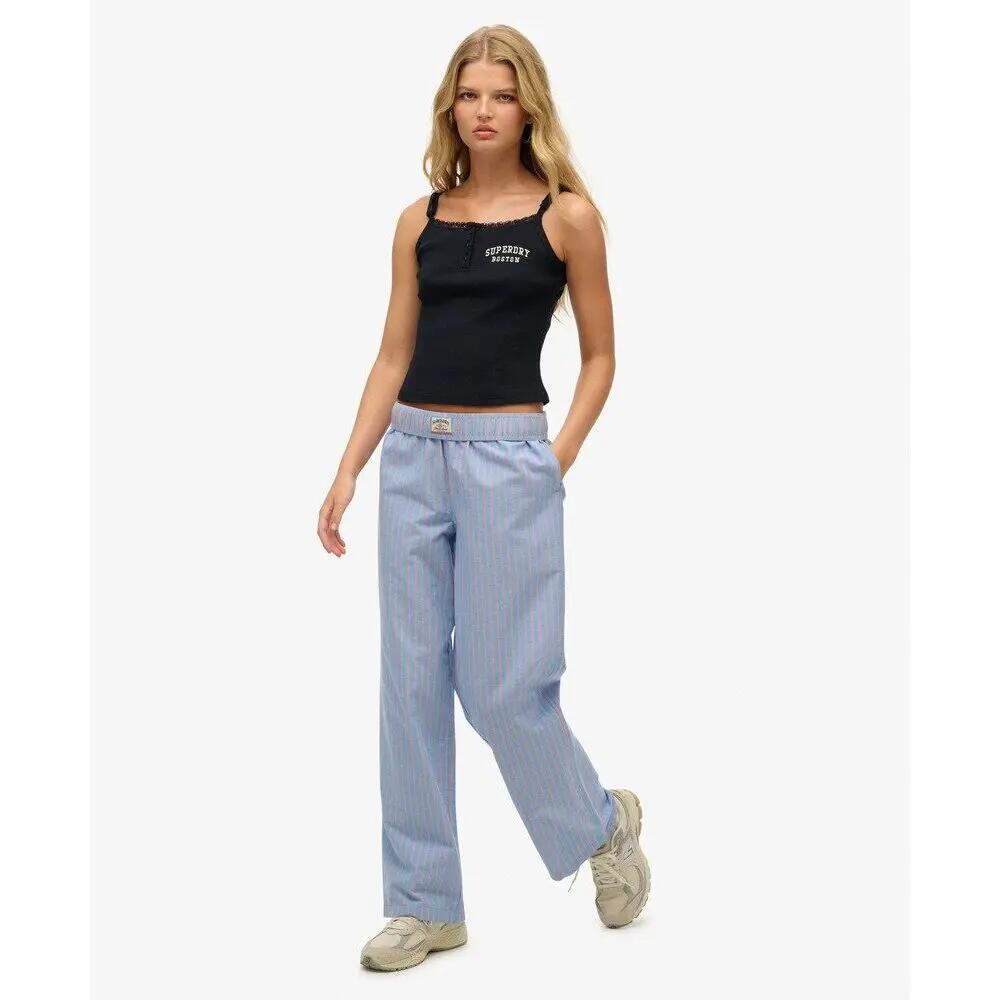 Pantaloni elasticizzati a righe donna Superdry 3/6