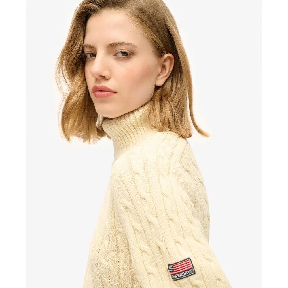Pull ample torsadé à col roulé femme Superdry 6/7