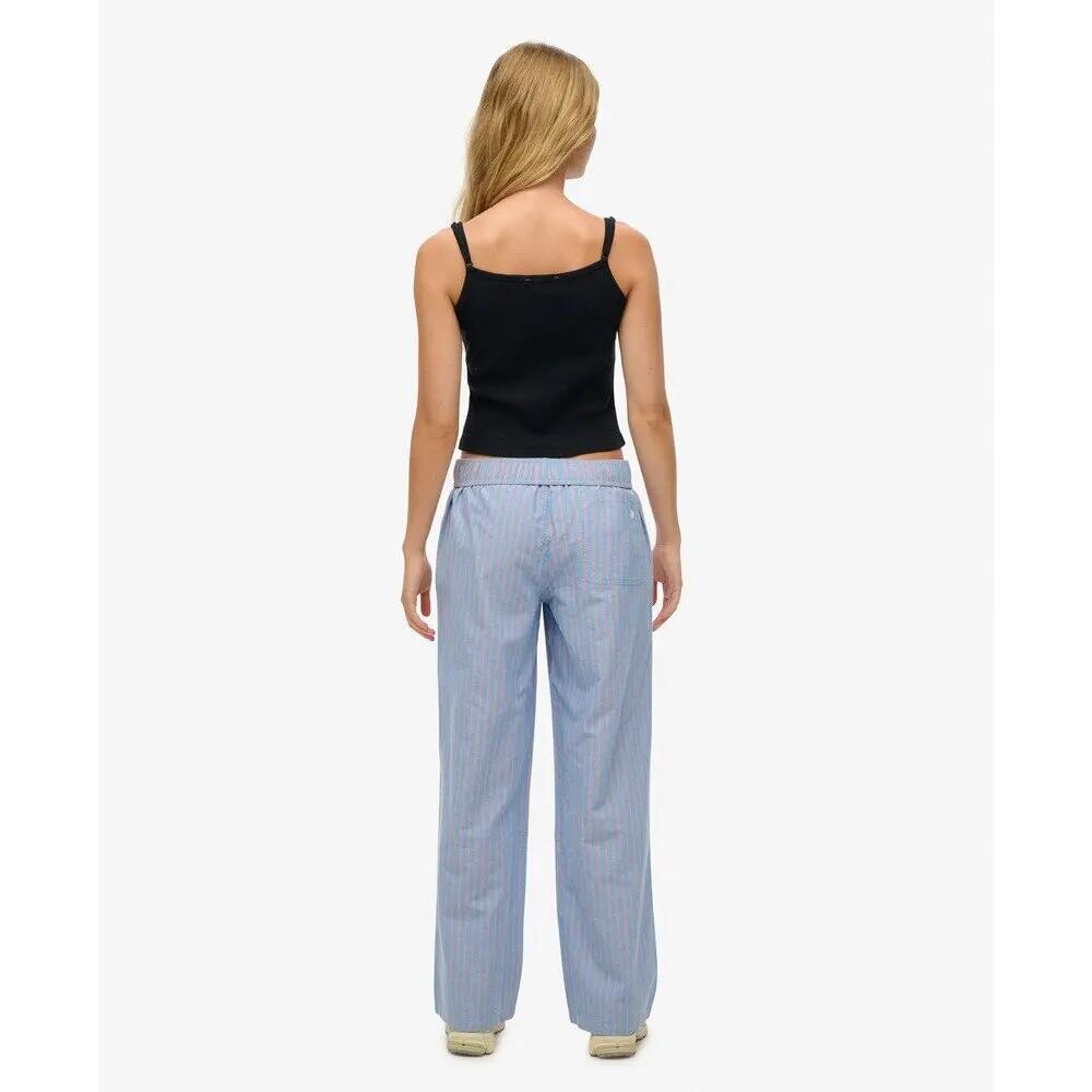 Pantaloni elasticizzati a righe donna Superdry 5/6