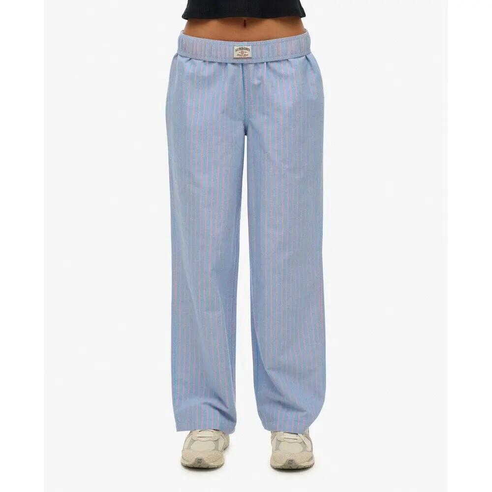 Pantaloni elasticizzati a righe donna Superdry 4/6