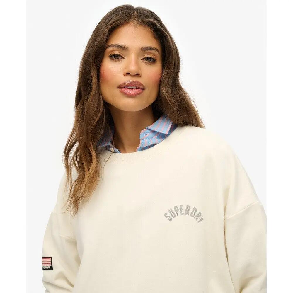 Sweatshirt femme Superdry Athletic Relaxed Printed 5/6