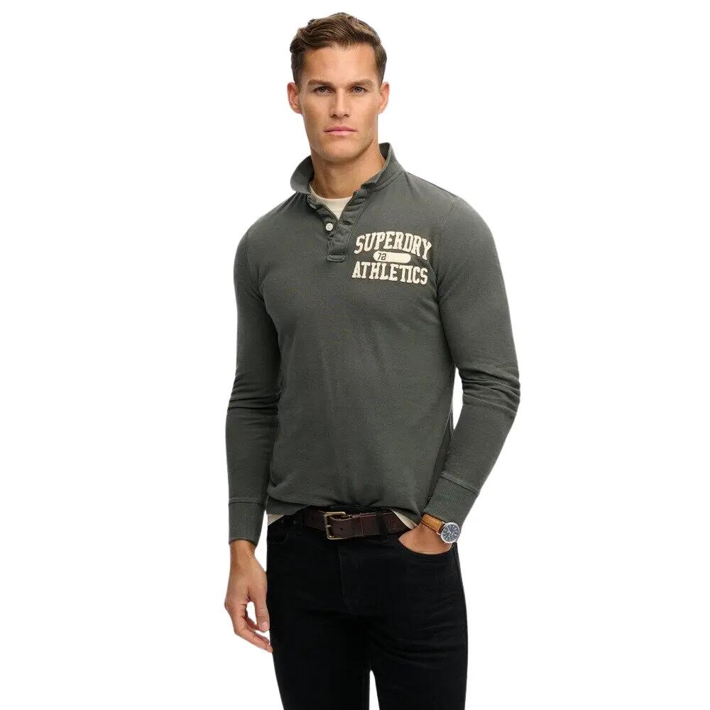 Long sleeve polo shirt Superdry Vintage Athletic