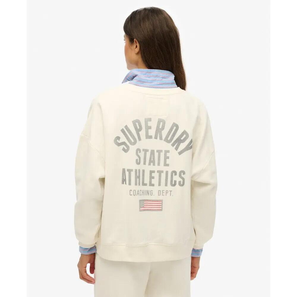 Sweatshirt femme Superdry Athletic Relaxed Printed 4/6