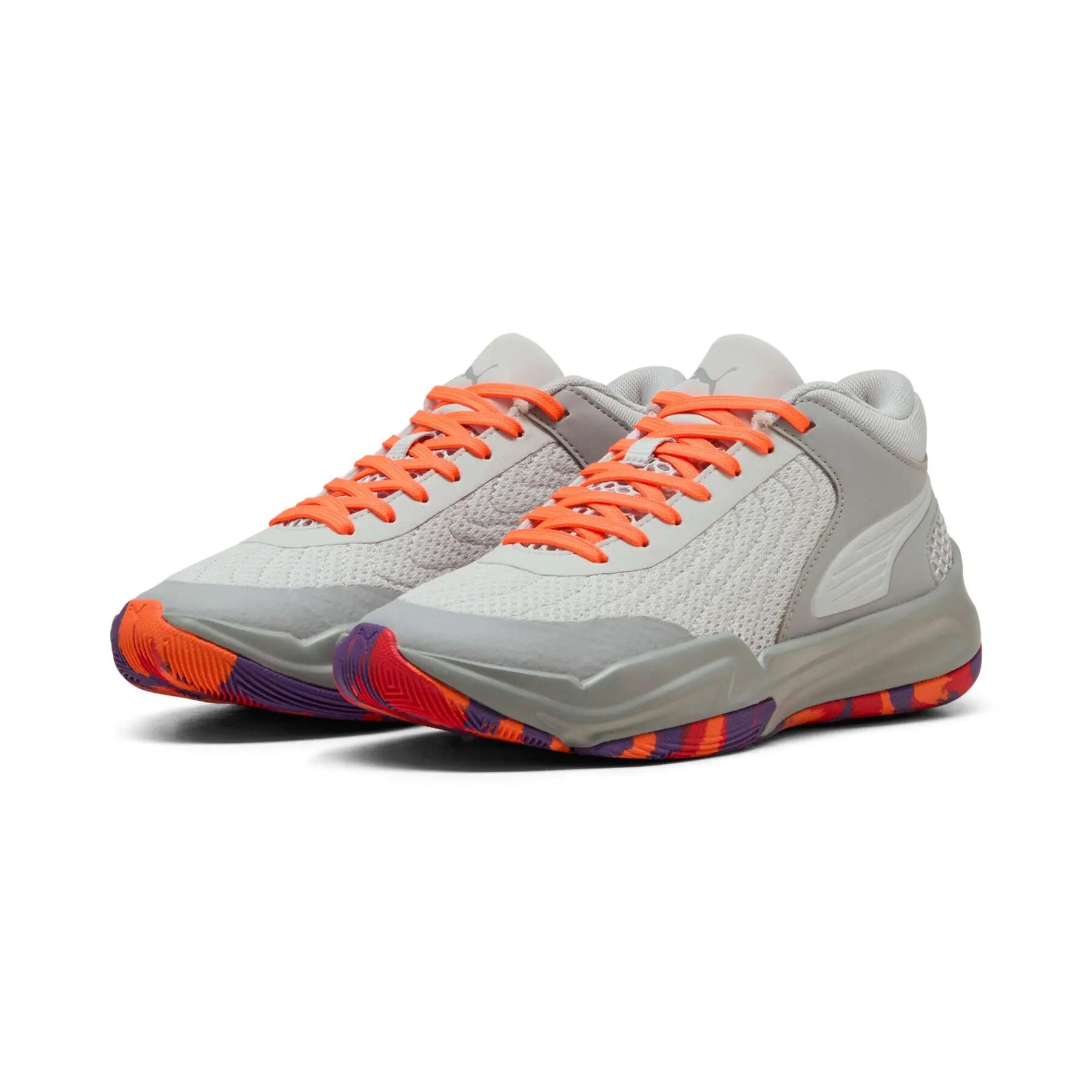 Chaussures de basketball enfant Puma Court Pro 2 Marble 2/6