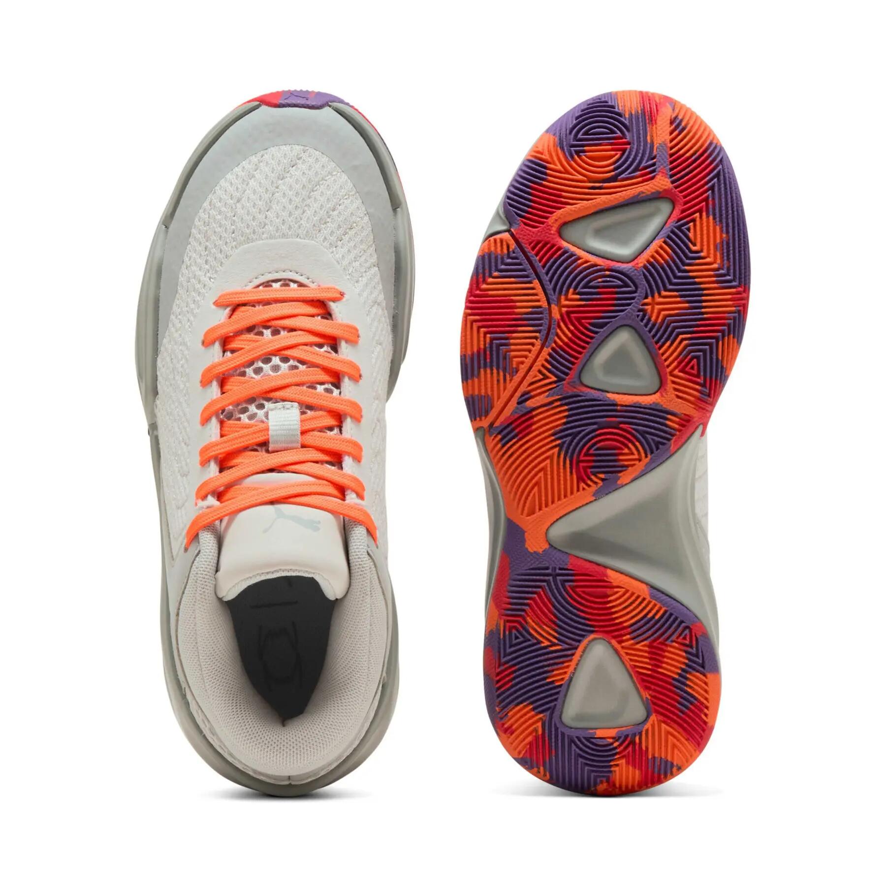 Chaussures de basketball enfant Puma Court Pro 2 Marble 5/6
