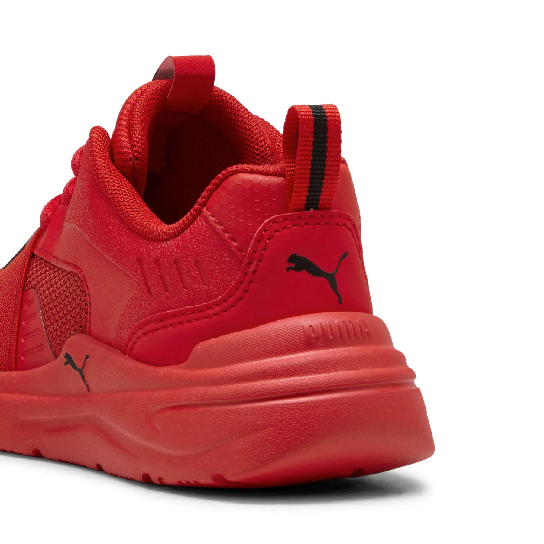 PUMA Soft Wired 2 PS Kinder Sneaker Schuhe Unisex 401506 03 Rot 6/7