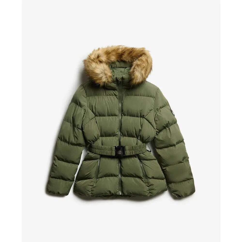 Women's down jacket Superdry Fuji Belted