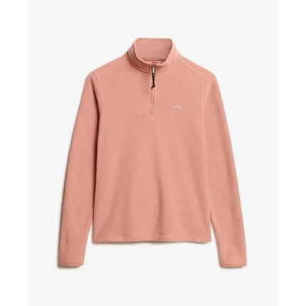 Damen Fleece-Pullover mit halbem Reißverschluss Superdry