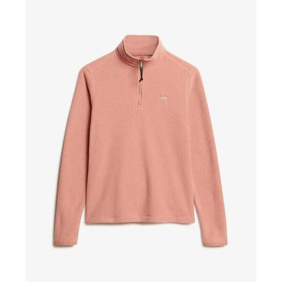 Damen Fleece-Pullover mit halbem Reißverschluss Superdry
