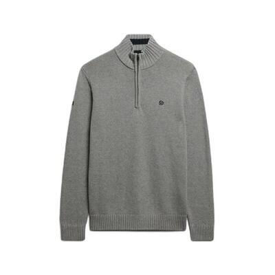 Katoenen trui met een kraag superdry
