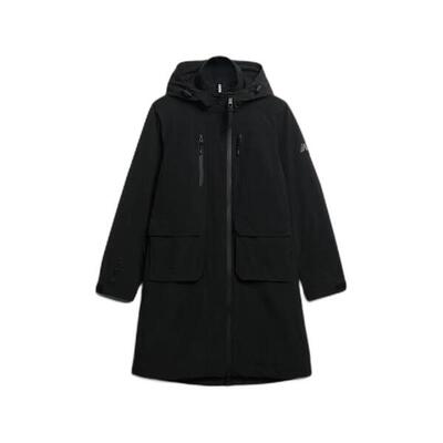 Parka met capuchon voor dames superdry longline
