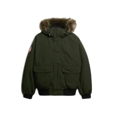 Piumino Superdry Bomber à fourrure synthétique Everest