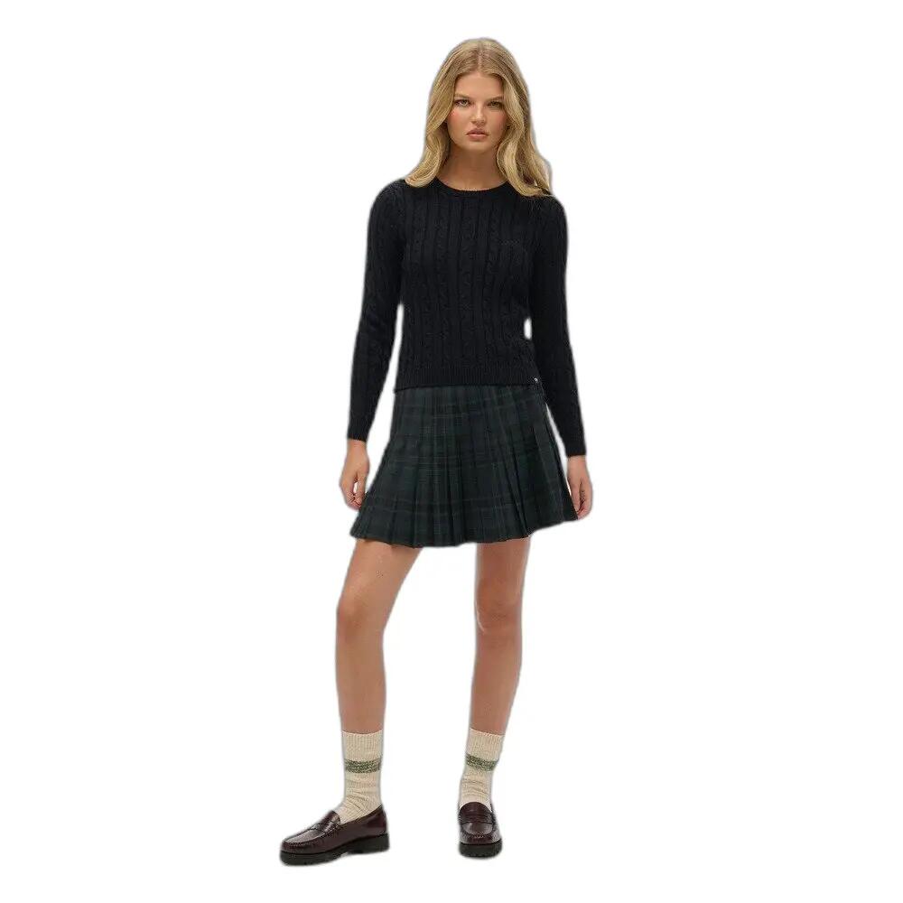 Jersey de canalé fino esenciales con cuello redondo para mujer Superdry 3/5