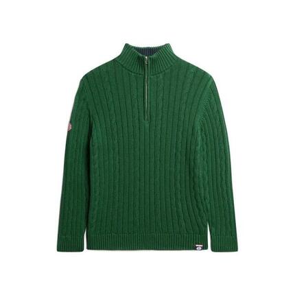 Pull de rugby en maille à col camionneur femme Superdry