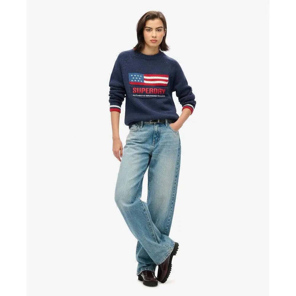 Women's crew-neck sweater Superdry Americana 3/5
