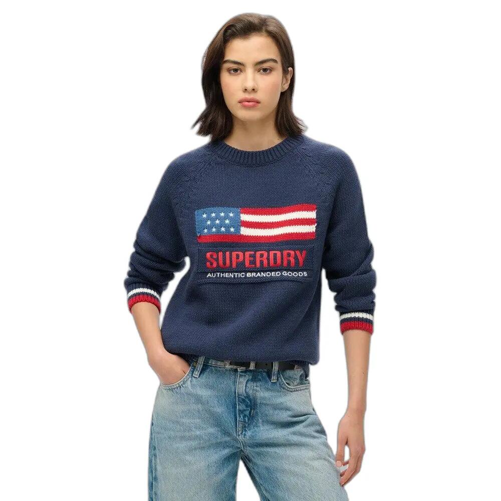 Women's crew-neck sweater Superdry Americana 2/5