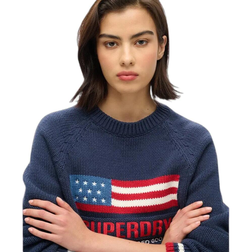 Women's crew-neck sweater Superdry Americana 5/5