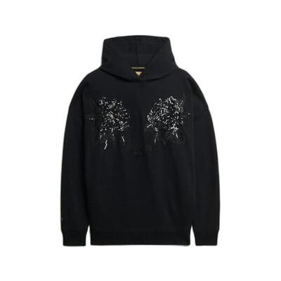 Dames hoodie superdry tattoo embellish