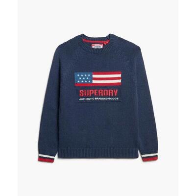 Trui met ronde hals voor dames superdry americana