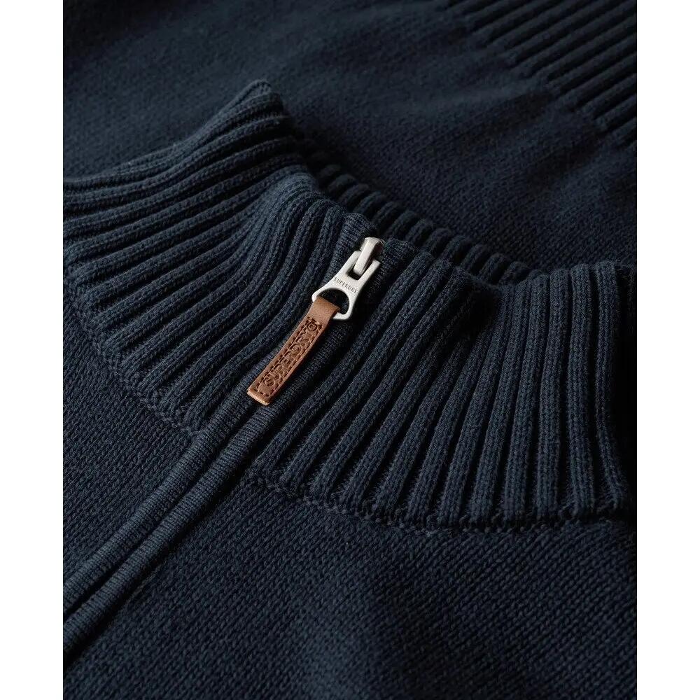 Pull en maille de coton à col camionneur Superdry 2/2